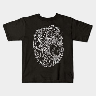 The Tigress Black Kids T-Shirt